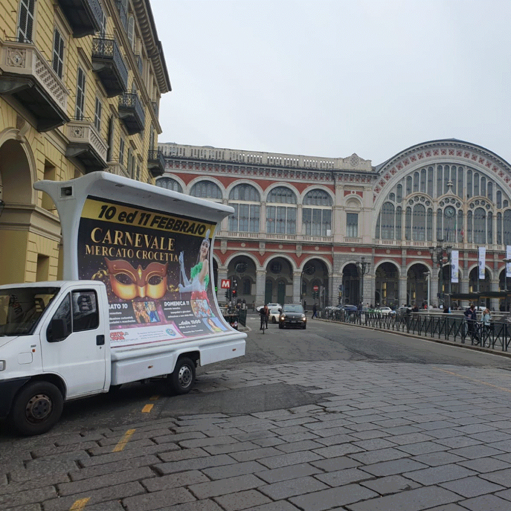 camionvela torino evento pubblicita'