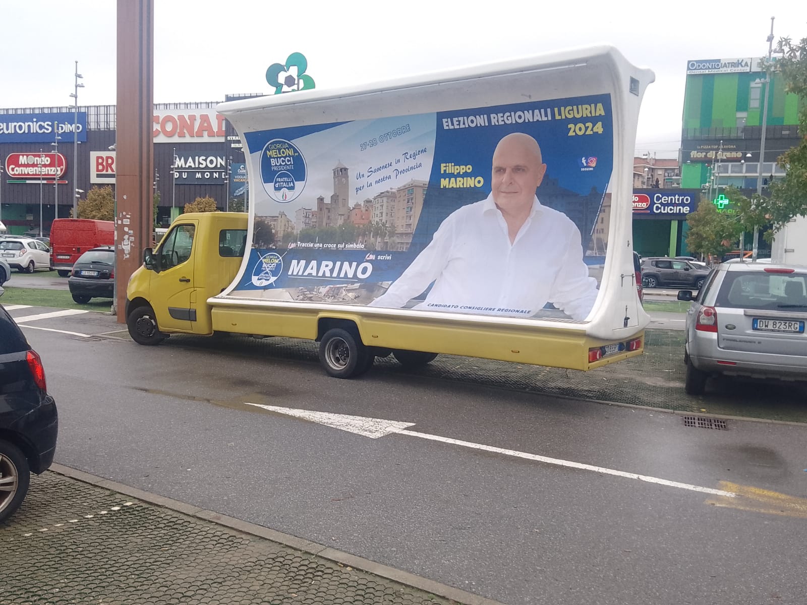 CAMIONVELA ELEZIONI LIGURIA